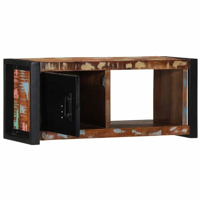 VidaXL TV Cabinet 80x30x35 Cm Solid Reclaimed Wood, Tv Bench, Hifi Cabinet, Entertainment Center, Tv Buffet, Furniture 4013596