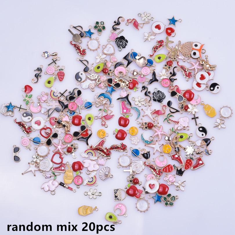 10/20/30/50pcs Random Mix Ocean Charms For Junk Cases Starfish Shell Fish Pendant Jewelry Making Charm Bulk DIY Phone Case Shoes