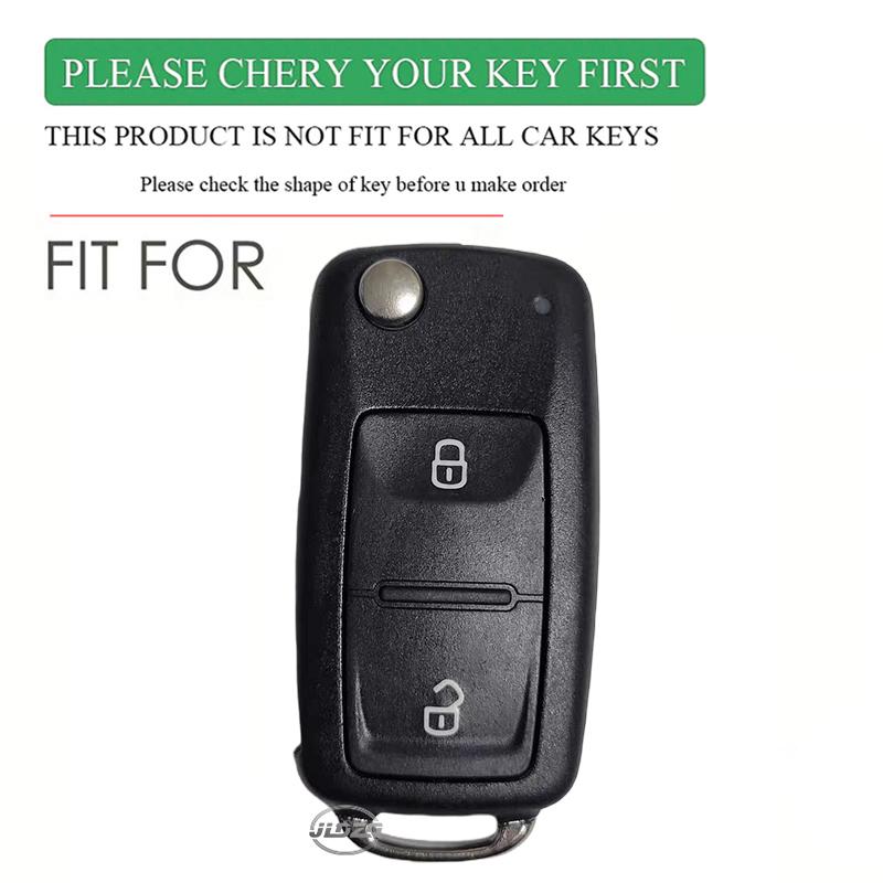 Car Key Case Cover Shell For VW Volkswagen Golf 4 5 6 MK4 Amarok Polo Bora Jetta Altea Alhambra Passat Beetle Caddy Tiguan