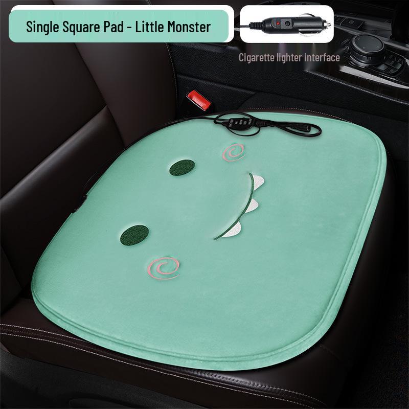 Four-Season Heated Car Seat Cushion Set: Interior Accessories for Comfort
