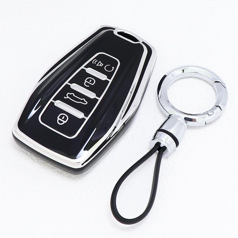 Auto Shell Smart Remote Car Key Case Cover Keyless For Geely Emgrand Global Hawk Gx7 Monjaro Coolray X6 Fob Accessories
