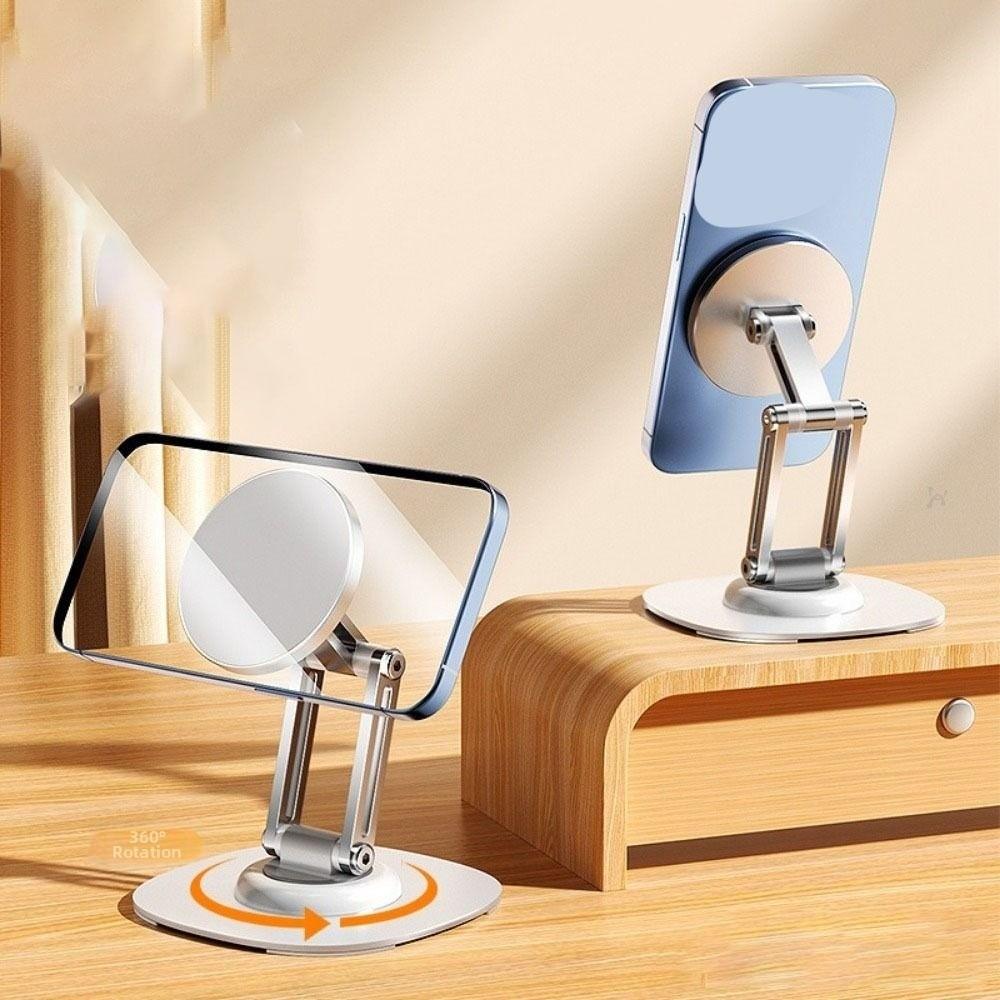 Aluminium Zink Zinklegierung Magnetischer Handyhalter Verstellbarer Handy-Ständer Schreibtisch Lazy Holder Büro-Setup