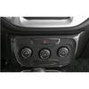 For Jeep Compass 2017-2021 Carbon Fiber Center Console AC Switch Frame Trim 1pcs
