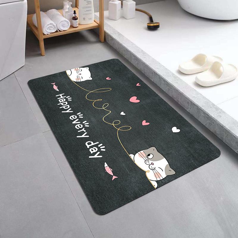 Entrance Door Mat Kitchen Carpet Bathroom Entrance Mat Floor Mat Foot Pad