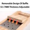 Solid Wood Vegetable Slicer Multifunctional Potato Slicer Adjustable Thickness Portable Grater Kitchen Accessories Novelty Tool