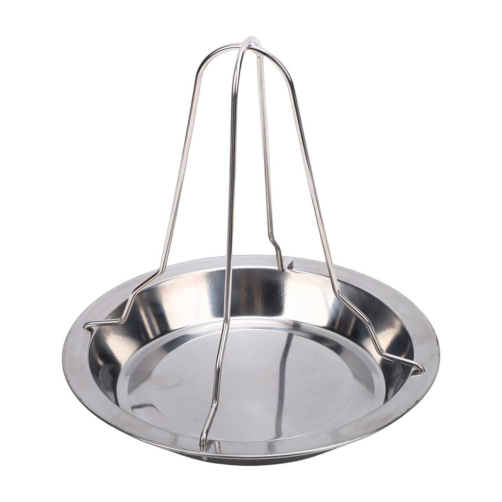 Chicken Roaster Rack Stainless Steel Foldable Chicken Holder Vertical Roasting Stand for BBQ 2 Pack Large Roast Chicken