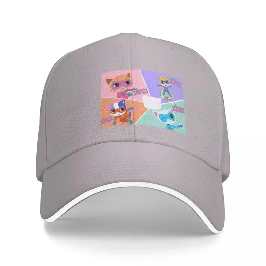 Superkitties Baseball Cap Anime Streetwear Womens Hats Unisexs