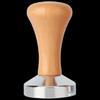 Shangqi 53mm Dunkles Buchenholz Kaffee-Tamper