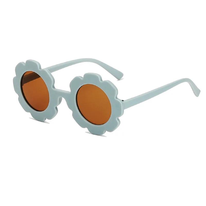 Premium Sun Flower Kids Sunglasses UV400 Protection for Boy Girls Toddler Lovely Baby Sun Glasses Round Cute Children Outdoor Eyewear