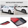 2Pcs 59'' Car Wheel Fender Extension Flares Arch Protector Wheel Eyebrow Rubber Strip 55Mm Widening