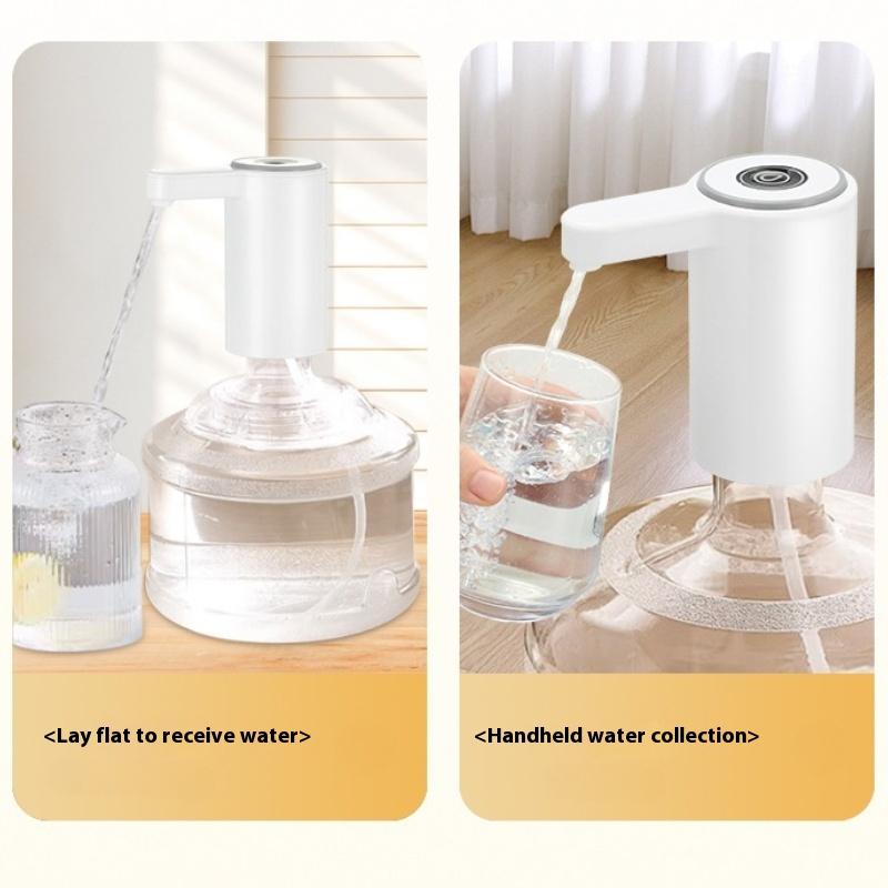 New electric wireless self-priming water pump for bottled water, rechargeable and portable 1200mAh, with one click water outlet