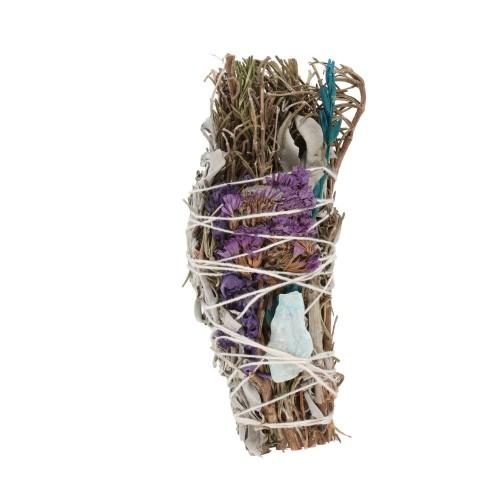 Something Different Ritual White Sage and Lavender Aventurine Smudge Stick Wand