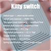 Outemu Kitty Silent Switch 5Pin Taktil 52gf Mechanische Tastatur Stummschalter Rosa Milchgehäuse Fabrikgeschmiert Hervorragendes Gefühl Benutzerdefiniert