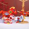 Cute Stuffed Animal Horse 2026 Year of Horse Pony Figurine Unique Zodiac Mascot Dolls  Key Holder