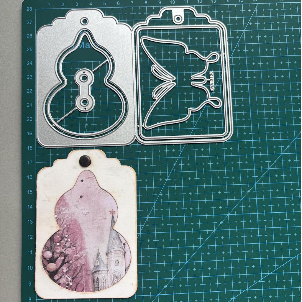 Label Bookmark Carbon Steel Cutting Die for Journal Scrapbook Album