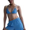 Nike Swim Swoosh Link Comodi Eleganti Vestibilità Versatile Vita Media Pantaloncini da Spiaggia Pantaloncini Donna Blu HV7139-412