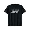 Ich mag dieses bedruckte T-Shirt namens „Good Boy“. Es ist für Männer und Frauen geeignet und perfekt für lässige Sommer-Streetwear...