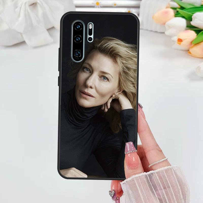 Cate Blanchett Case For Huawei Nova 11i 8i 7i 3i Y70 Y90 Y60 Y61 5T 9 10 SE P Smart Z P30 P40 Lite P60 Pro