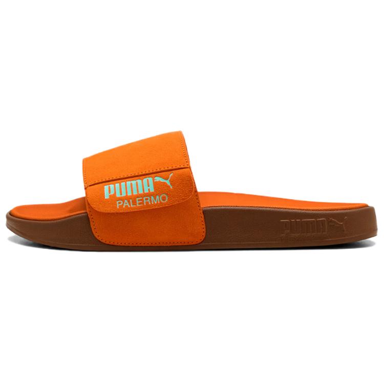 Puma Leadcat 2.0 Comfortable Versatile Slide Sandals Unisex Footwear Orange 399041-11 37