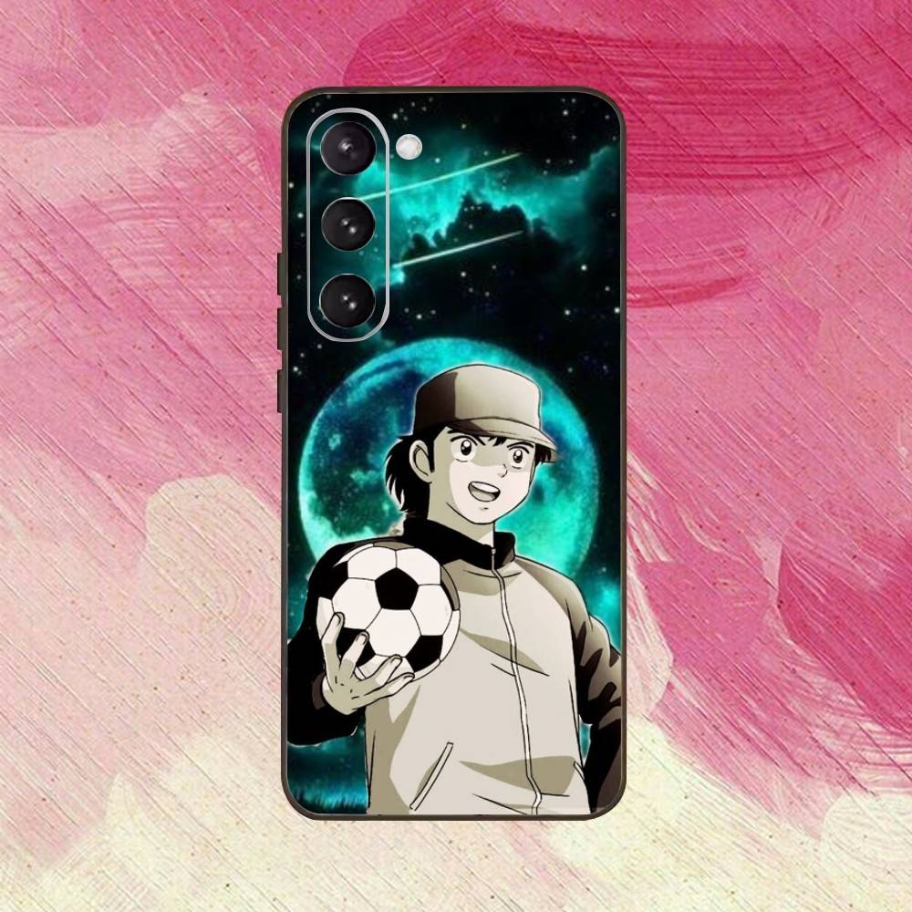 Comic C-Captain Tsubasas Phone Case For Samsung Galaxy A73,A72,A71,A70,A53,A52,A51,Others Soft Black Cover