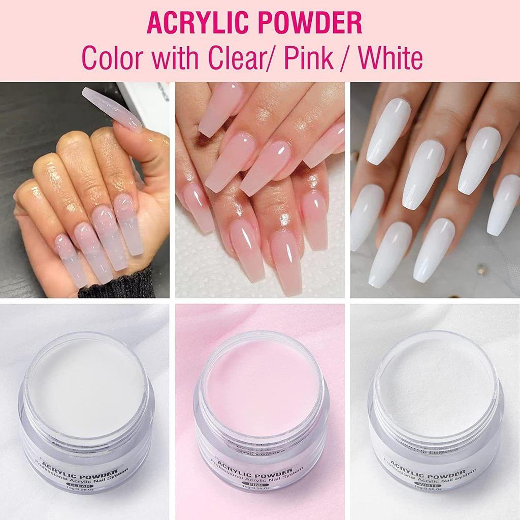 15ML/30G High-Quality Acrylic Powder for Nail Art Sculpting with Diamond Adhesion