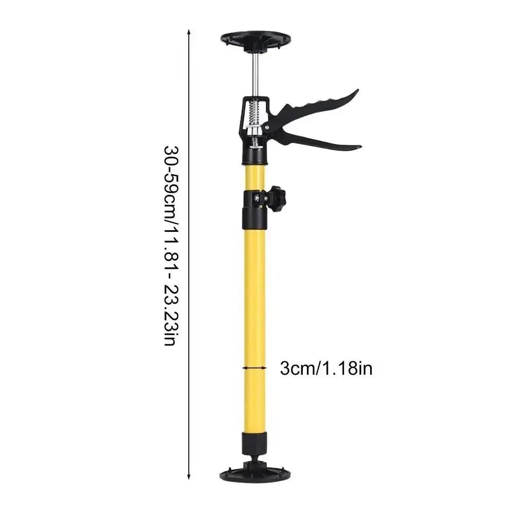 Labor-Saving Telescopic Steel Support Rod Third Hand Cabinet Jacks Drywall Construction Tool For Ratcheting Cargo Range Hoods
