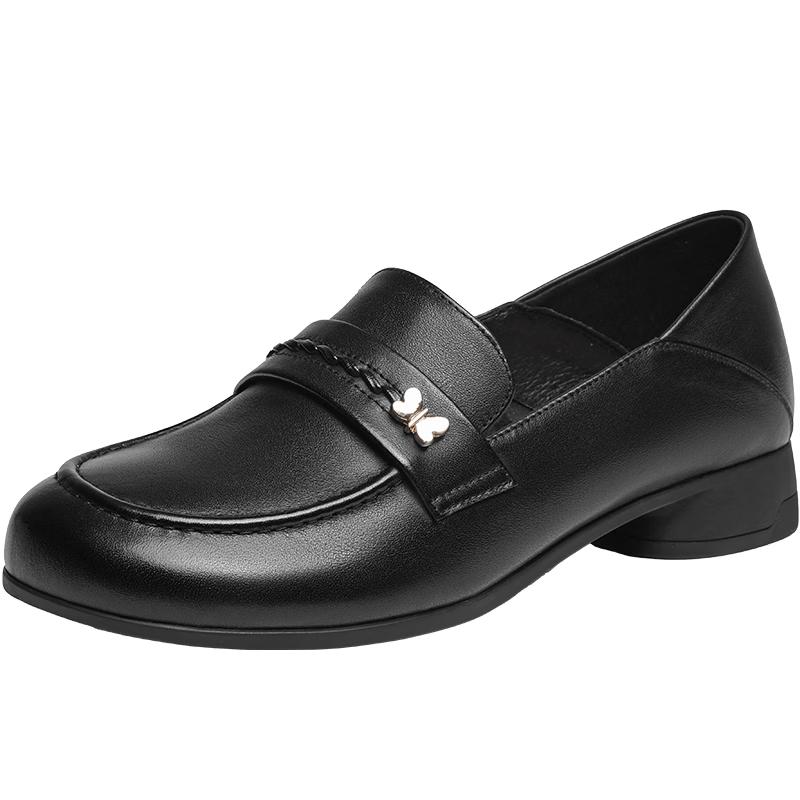 Red Dragonfly Women s Slip-On Leather Loafers 37