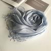 Japanese Fashion Pure Linen Scarf Solid Color Four Seasons Available Shawl Sunshade Fashion Women Silk Scarf Direct Supply
