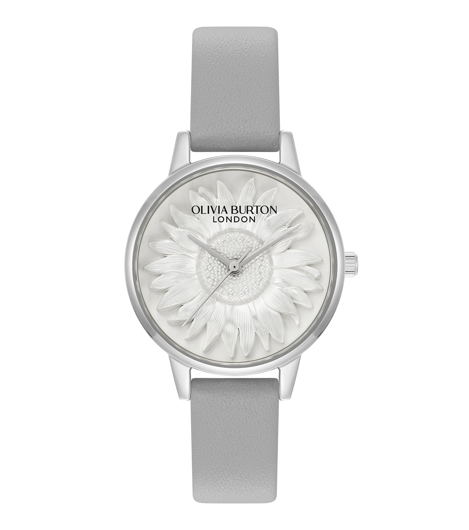 

Авторизованный дилер часов Olivia Burton 24000223 3D Цветок Миди Серебристые Белые Кожаные цвета Эрл Грей [OLIVIA BURTON] Женские