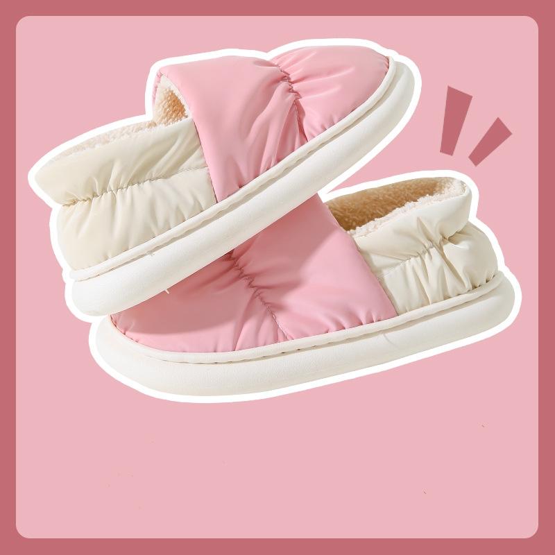 Зимние хлопковые тапочки — фото 13