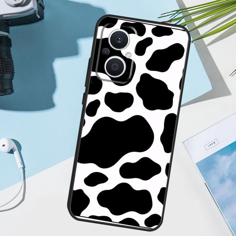 

Cow Print Pattern Cover For OPPO Reno 8 7 Lite 10 11 12 13 14 Pro 11F 12F 13F 14F OPPO Find X8 X5 X9 Pro Case OPPO Reno7 Lite
