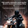 C10 Motorcycle Helmet Bluetooth Headset BT5.4 Handsfree Call Wireless Noise Reduction Waterproof Headphone with RGB Light