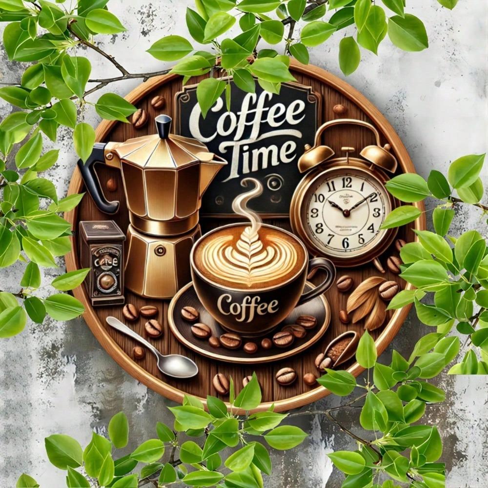 Random Style Vintage Metal Tin Sign Coffee Time Plaque Wall Decor Home Garden Cafe Bar Shop Farmhouse