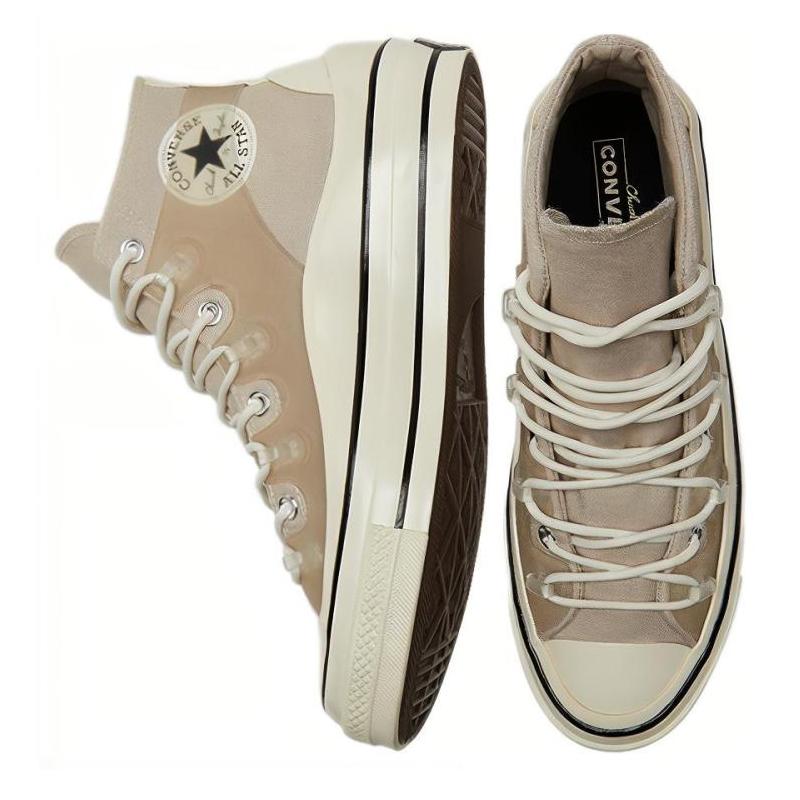 Converse Chuck Taylor All Star CHUCK 70 Utility Comfortable Everyday Mid-Top Espadrilles Unisex Brown Rice