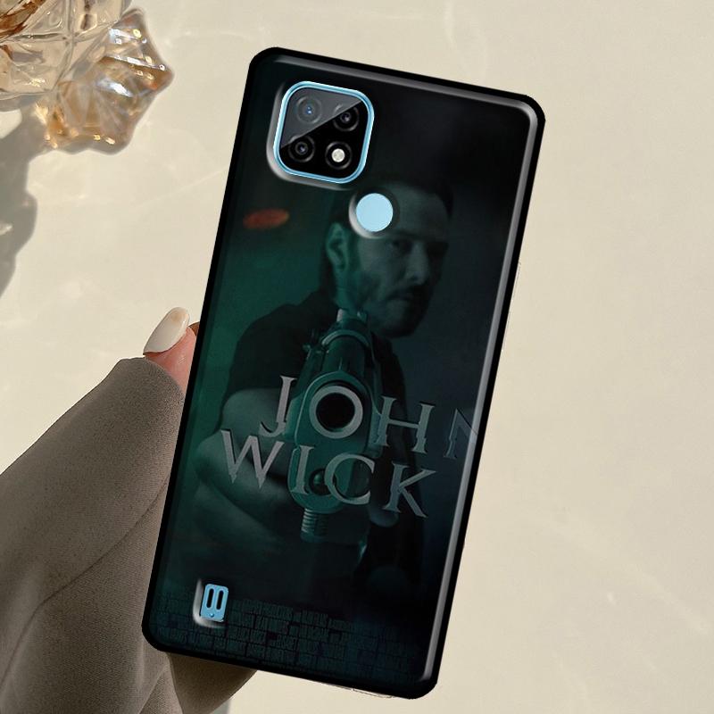 John Wick For Realme C67 C75 C61 C55 C53 C51 C21Y C25S GT 6 6T 5 GT7 Pro 10 11 12 13 14 Pro Plus Case