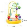 Animal Bead Maze Toys Count and Grasping Ability Sliding Beads on Twists Wire Circles
