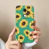 Geeignet für Redmi Note 7S 10 10S K80 7 8 9 9T 10T 9S Pro Max Plus Neue Hülle Hübsche Schmetterlings-Sonnenblumen-Flüssigsilikon-Anti-Rutsch-Shell für Redmi Capa