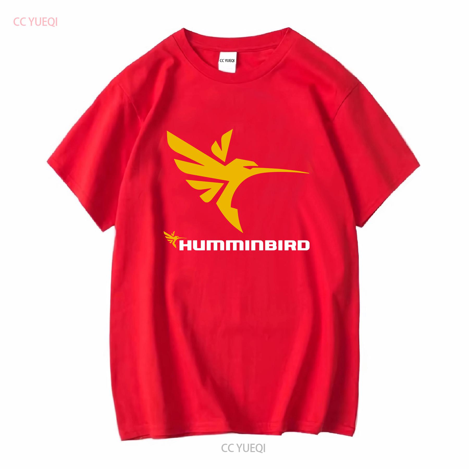 New Humminbird Fishing Logo T Shirt Size S 3XL long or short sleeves vintage Washed Slightly streetwear Casual designer clothes S