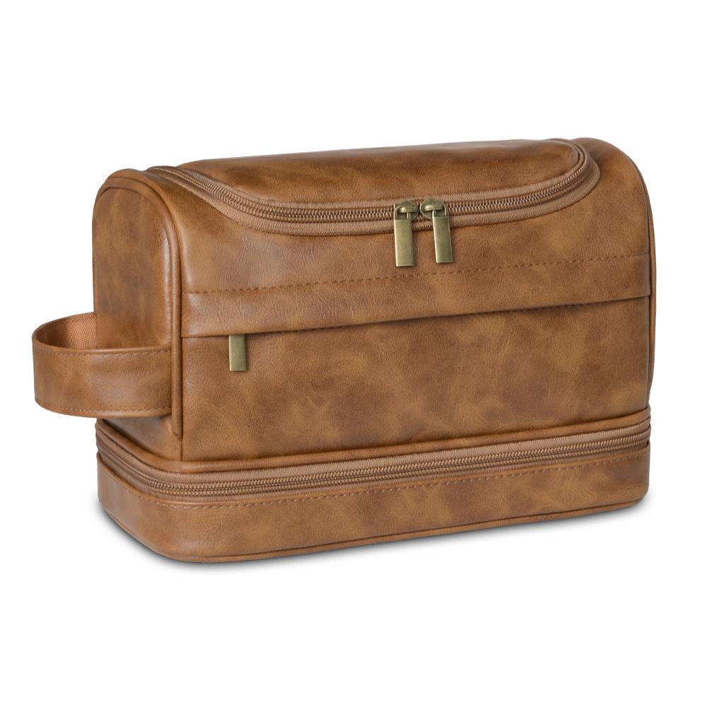 

Upgraded Unisex Waterproof PU Makeup & Toiletry Bag with Hook