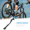 Side Kick Stand Foot Brace Aluminium Alloy Bike Holder Footrest Adjustable Easy Installation Cycling Equipment