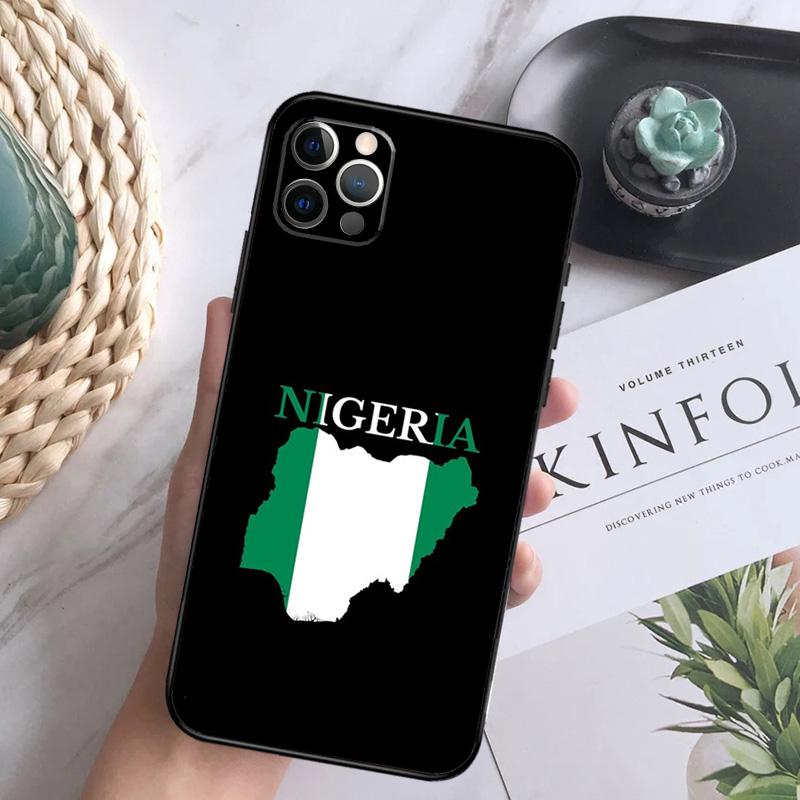 Etui na telefon z flagą Nigerii Dla iPhone 16 Pro 11 12 13 14 15 Pro Max Mini XS X XR 7 8 16 Plus Pokrowiec Coque