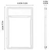 Transparent Graded Card Case Removable UV Protection 35PT Collectible Card Box Sturdy Durable Trading Card Protection Box