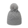 Autumn and Winter New Solid Color Wool Hat Fashionable Simple Warm Cold Hat Braid Plaid Knitted Hat Women