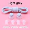 Spring Lock Shoelaces No Tie Shoe Laces Sneakers Round Elastic Shoe Lace Kid Adult Quick Without Ties Shoestrings Rubber Bands