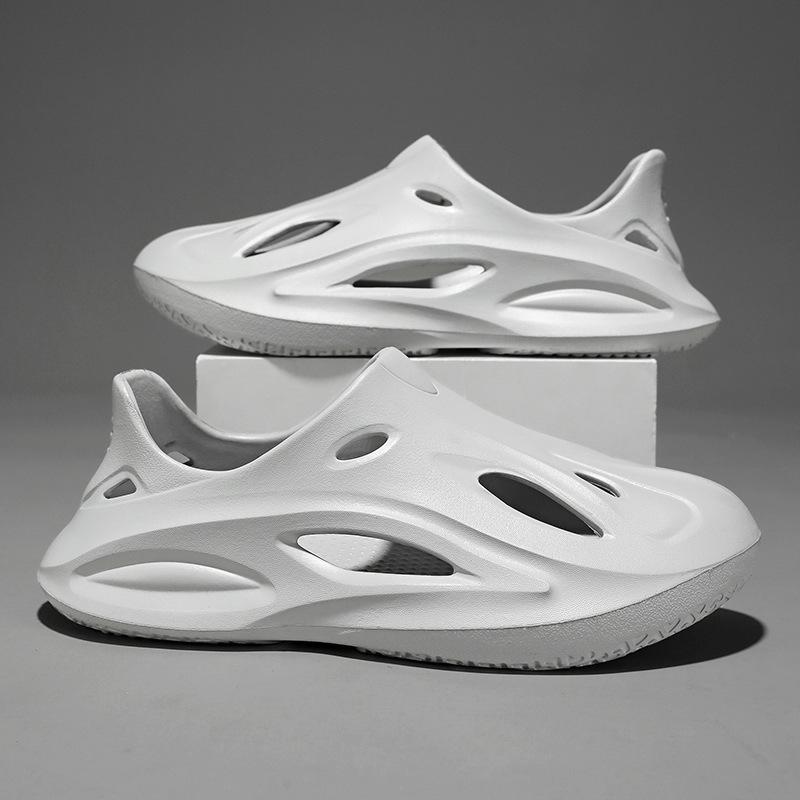 

Пляжные туфли с отверстиями мужские ленивые сандалии для вождения с одной педалью уличные сандалии для ходьбы по воде кокосовые сандалии сандалии больших размеров мужские 44-45