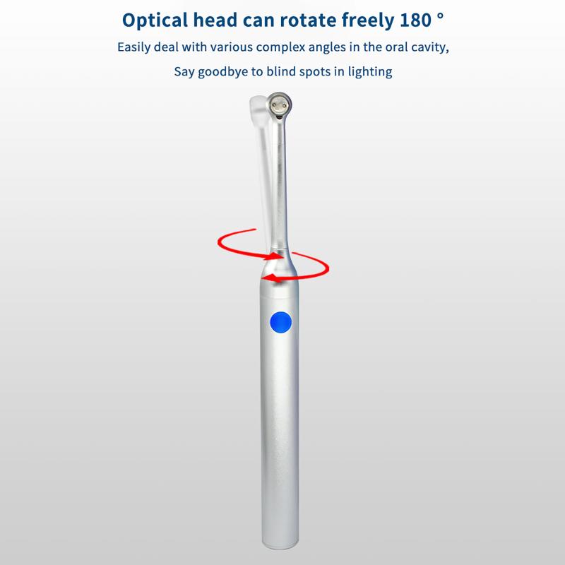 Lampada Led Fotopolimerizzante Dentale 1 Secondo Nero /Argento Alta Intensità Composito Ortodontista Attrezzatura Odontoiatrica