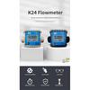 1inch K24 Electronic Turbine Flow Meter DN25 Plastic External Thread High Precision Flowmeter for Water Fuel Urea Diesel