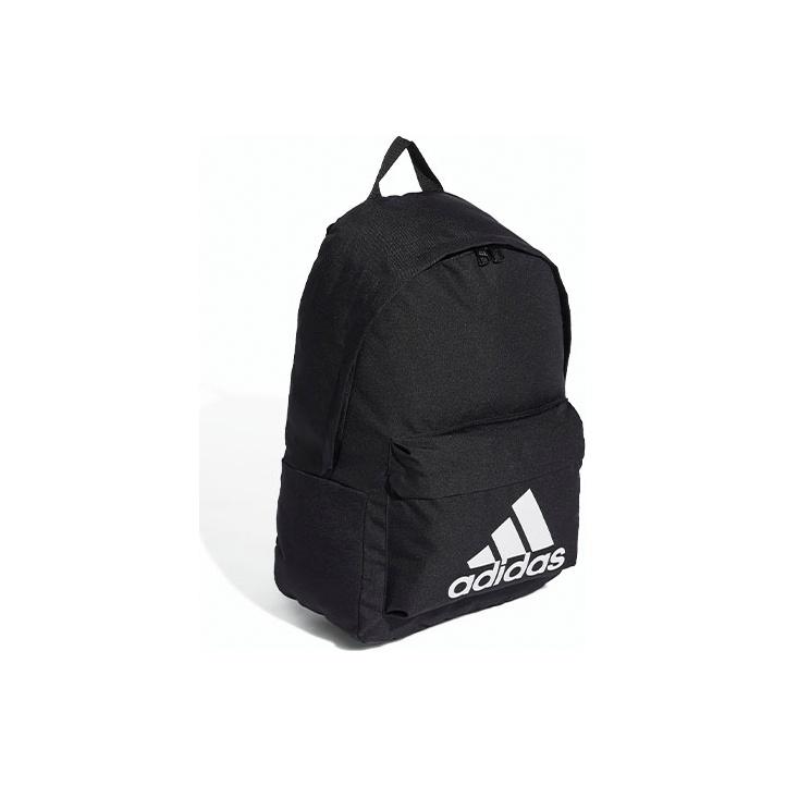 Adidas Classic Logo Polyester Backpack Unisex Backpacks Black FS8332