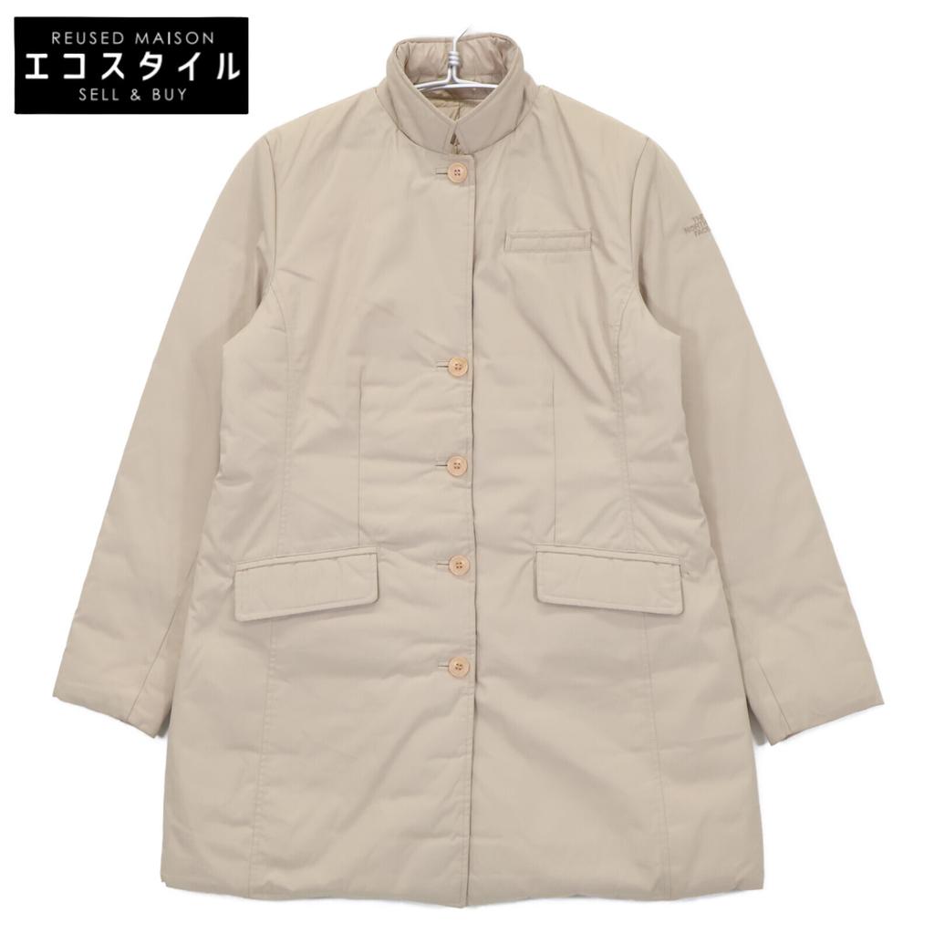The North Face White Label Light Beige Nylon Reversible Coat Coat L Light beigeUsed