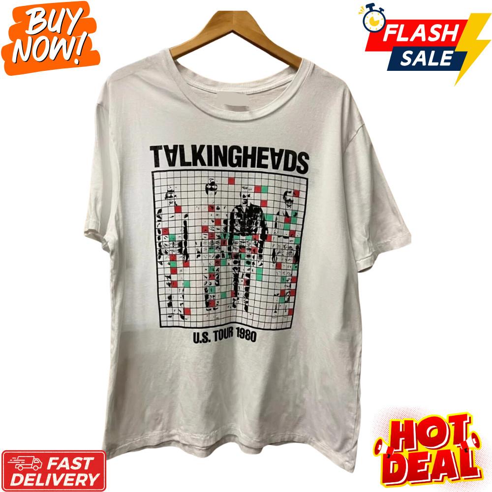 Talking Heads US Tour 1980 Reprint Bootleg Style Vintage Rock Band Unisex Shirt Unisex T-Shirt XXXXL